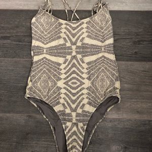 One piece bathing suit